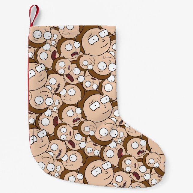 Petite Chaussette De Noël RICK ET MORTY™| Morty's Moods (Devant)