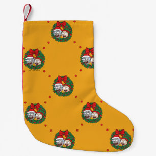 Petite Chaussette De Noël Rick et Morty   Motif de couronne de vacances