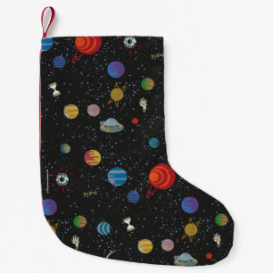 Petite Chaussette De Noël RICK ET MORTY™  Motif spatial