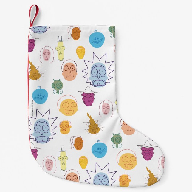 Petite Chaussette De Noël RICK ET MORTY™| Obtenir Schwifty (Devant)