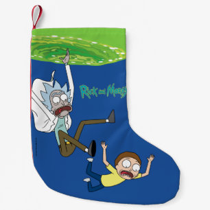 Petite Chaussette De Noël RICK ET MORTY™  Sortir du portail