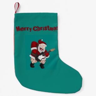 Petite Chaussette De Noël Roche de Père Noël stockant