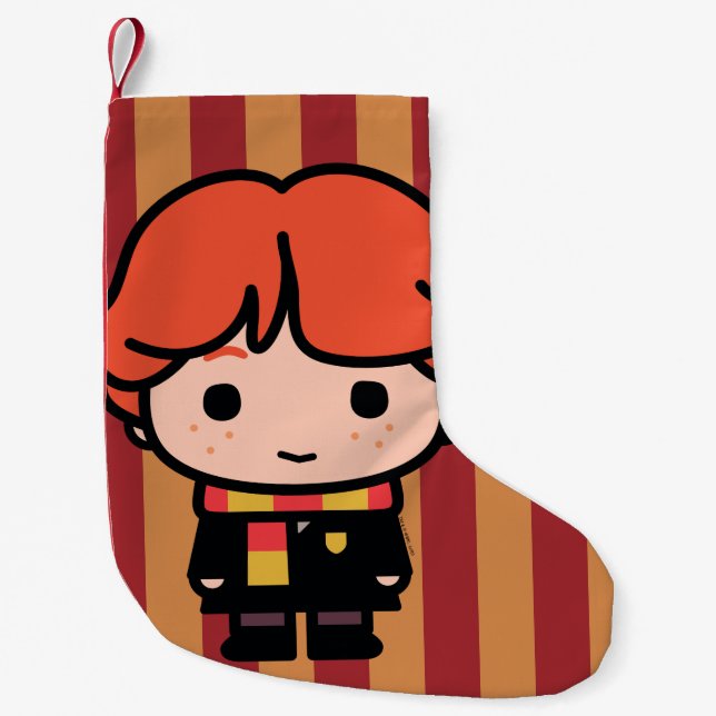 Petite Chaussette De Noël Ron Weasley Cartoon Character Art (Devant)