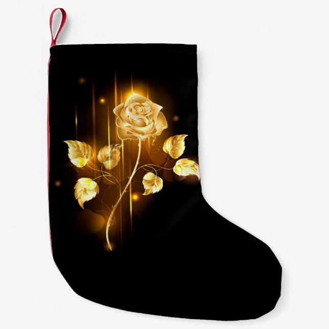 Petite Chaussette De Noël Rose d'or ( rose d'or ) (Devant)