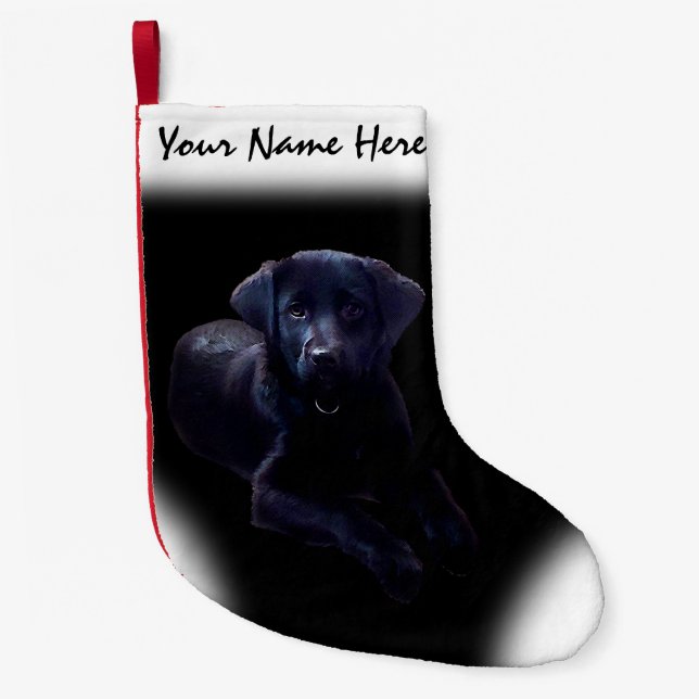 Petite Chaussette De Noël Rosey Christmas Stocking Custom Chien Stocking (Devant)