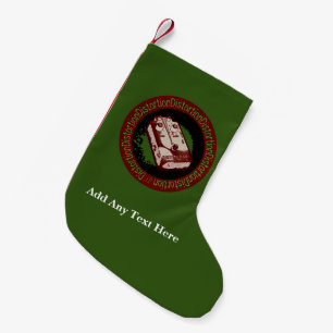 Petite Chaussette De Noël Rouge de pédale de déformation, couleurs de Noë