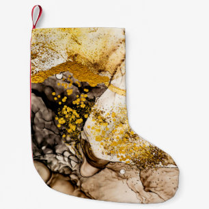 Petite Chaussette De Noël Sables sauvage - ART. Tourbillon d'or. Vibrant et