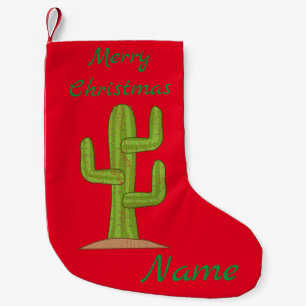 Petite Chaussette De Noël Saguaro Cactus Thunder_Cove