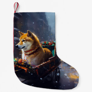 Petite Chaussette De Noël Saison de Noël de Shiba Inu