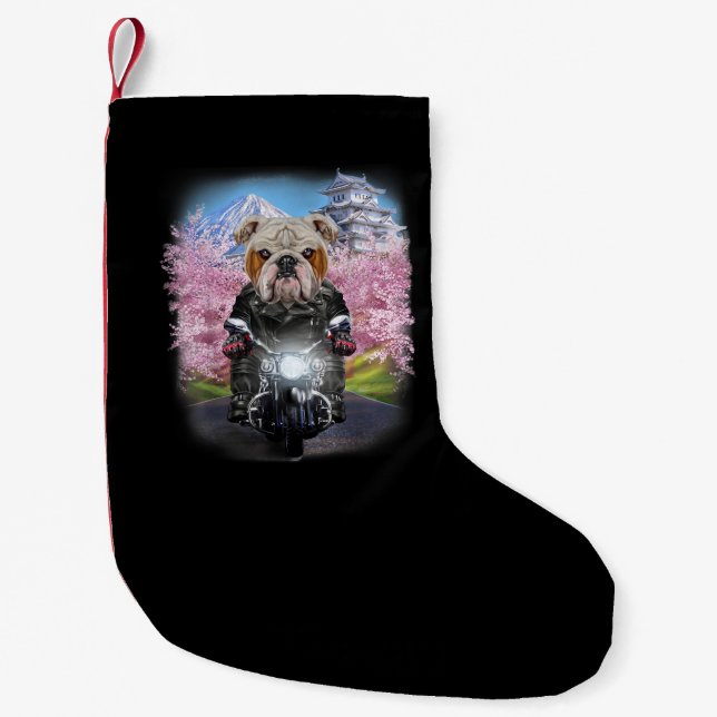Petite Chaussette De Noël Sakura anglais (Devant)