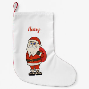 Petite Chaussette De Noël Sandales de Noël à bascule en forme de Père Noël