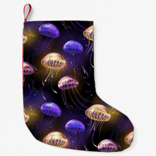 Petite Chaussette De Noël Sans joint avec méduse éclatante