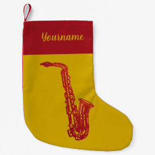 Petite Chaussette De Noël Saxophone
