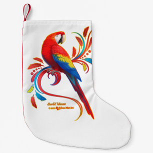 Petite Chaussette De Noël Scarlet Macaw