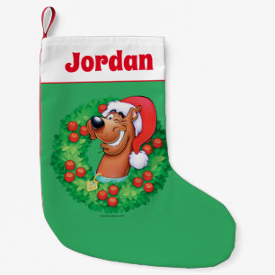 Petite Chaussette De Noël Scooby à Wreath