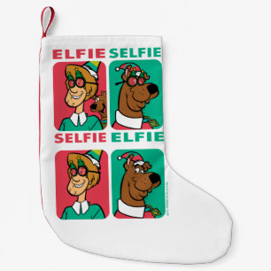 Petite Chaussette De Noël Scooby-Doo et Shaggy "Elfie Selfie"