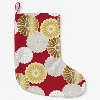 Petite Chaussette De Noël Seamless chrysanthemum pattern in the Japanese tra
