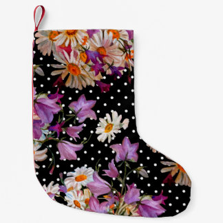 Petite Chaussette De Noël Seamless floral pattern. Bouquet of wild flowers w