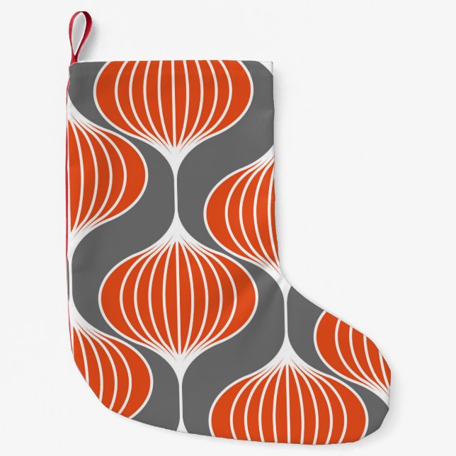 Petite Chaussette De Noël Seamless geometric pattern with wavy lines. art.  (Devant)