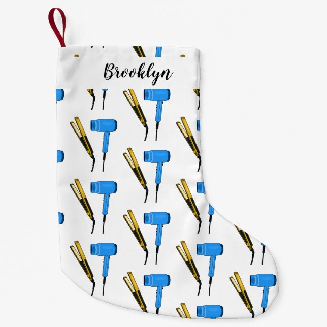 Petite Chaussette De Noël Sèche-cheveux & lisseuse-cheveux illustration (Devant)