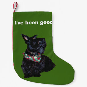 Petite Chaussette De Noël Séjour de Noël du Terrier écossais