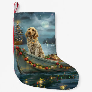 Petite Chaussette De Noël Setter Anglais Croisière de Noël festive 