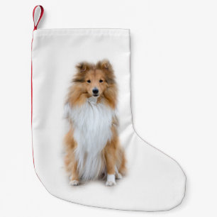 Petite Chaussette De Noël Sheltie Shetland Sheepdog