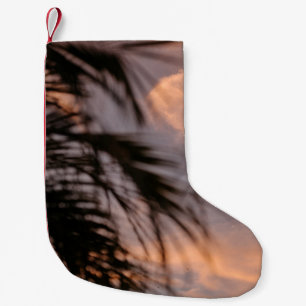 Petite Chaussette De Noël Silhouette de palmier