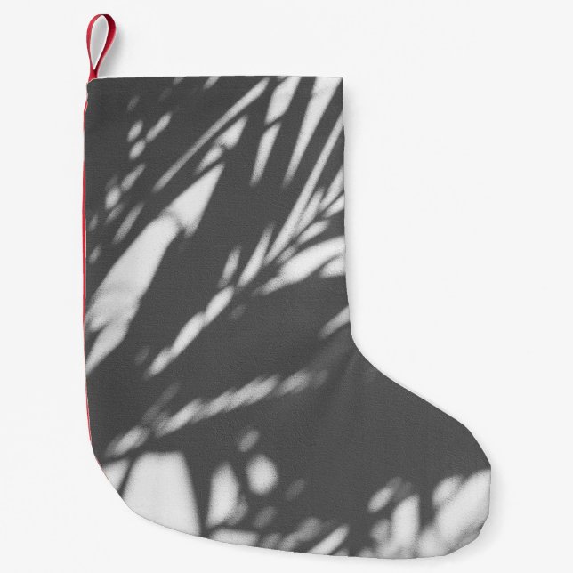 Petite Chaussette De Noël Silhouette de palmier (Devant)