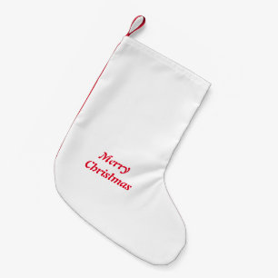 Petite Chaussette De Noël Simple élégant minimaliste personnalisé joyeux Noë