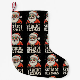 Petite Chaussette De Noël Skibidi Rizzmas Père Noël Rizz Noël Noël Noël Noël