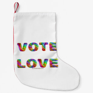 Petite Chaussette De Noël SlipperyJoe's vote amour égalité cadeaux gay pride