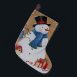 Petite Chaussette De Noël Snowman<br><div class="desc">Snowman</div>