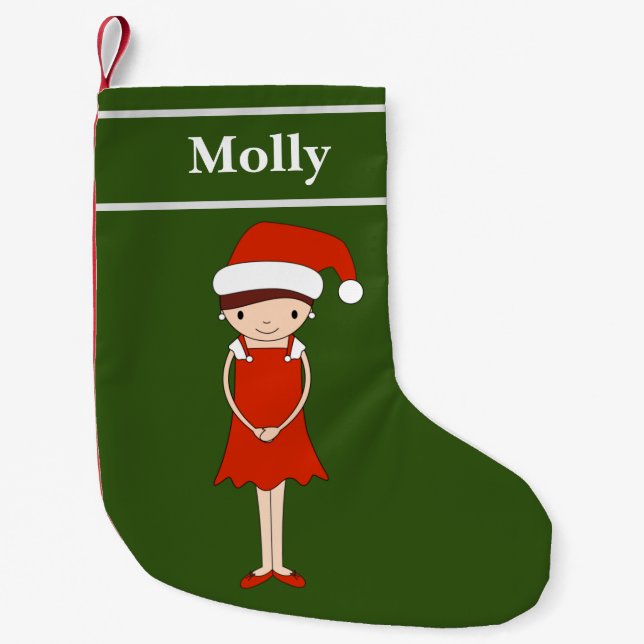 Petite Chaussette De Noël Spécial Noël de Molly Elf illusima (Devant)
