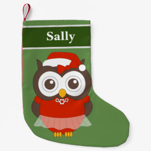 Petite Chaussette De Noël Spécial Noël de Sally Owl illusima