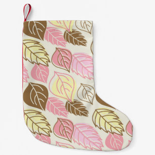 Petite Chaussette De Noël Splendor d'automne : Motif sans feuille