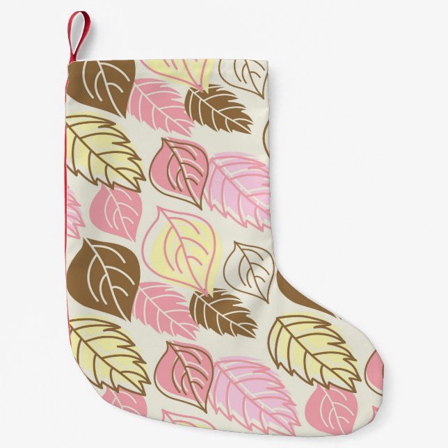 Petite Chaussette De Noël Splendor d'automne : Motif sans feuille (Devant)