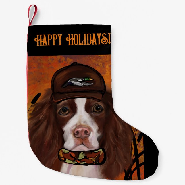 Petite Chaussette De Noël Springer Spaniel Anglais           (Devant)