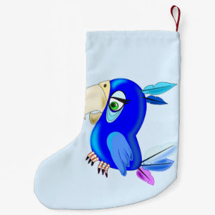 Petite Chaussette De Noël Stationnement de Noël du perroquet