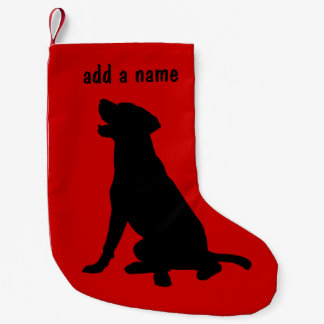 Petite Chaussette De Noël Stockage de labrador retriever