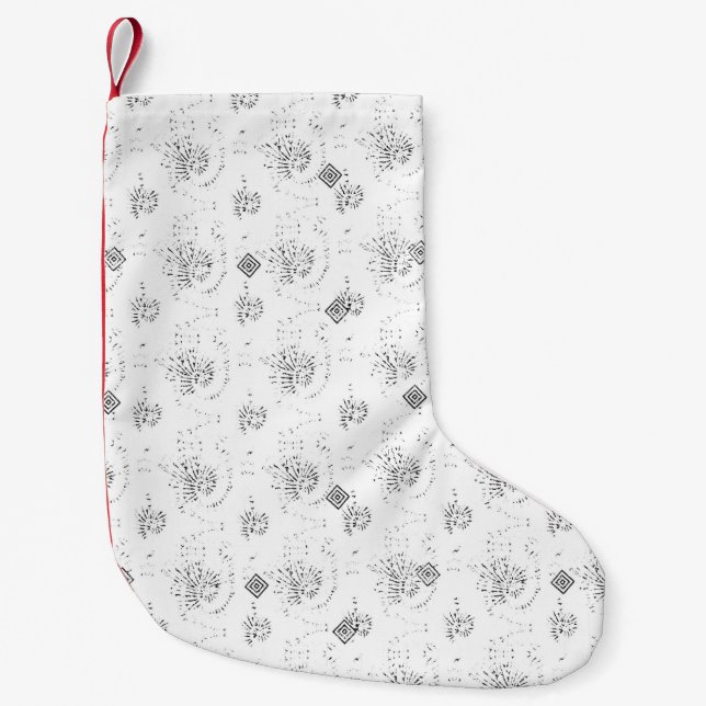 Petite Chaussette De Noël Stockage de Noël (Devant)