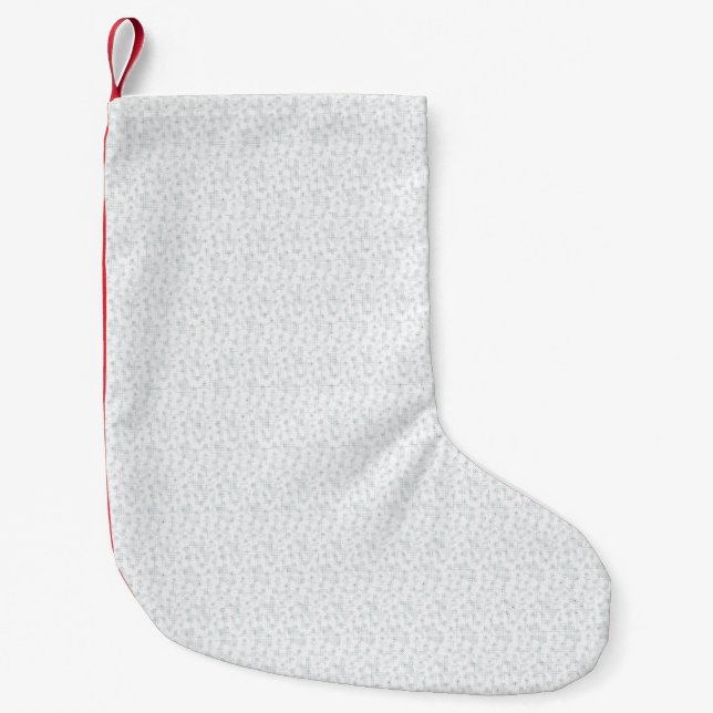 Petite Chaussette De Noël Stockage de Noël (Devant)