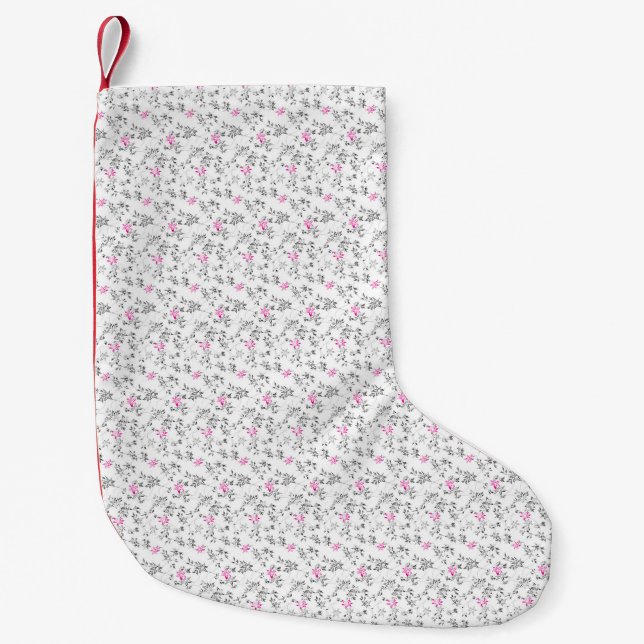 Petite Chaussette De Noël Stockage de Noël (Devant)