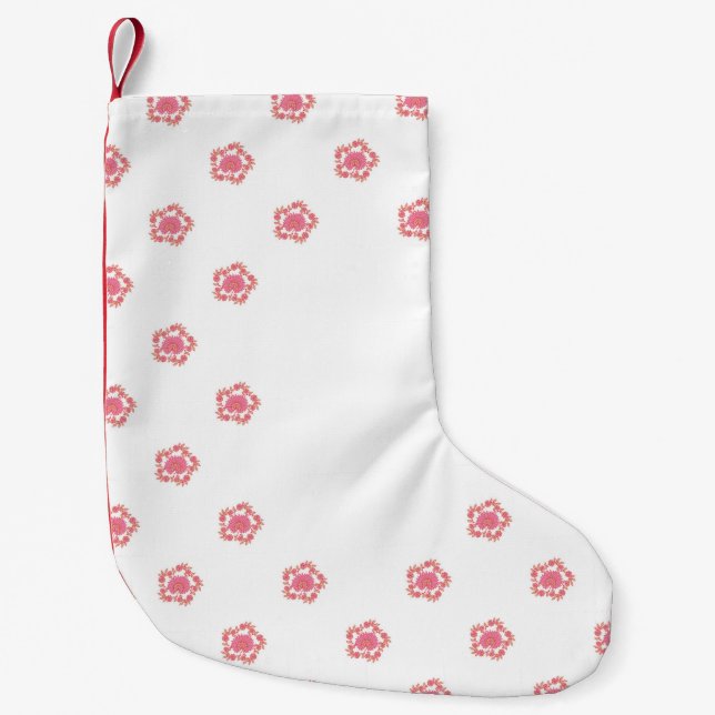 Petite Chaussette De Noël Stockage de Noël (Devant)