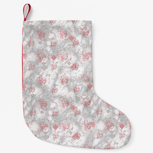 Petite Chaussette De Noël Stockage de Noël (Devant)