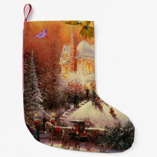 Petite Chaussette De Noël Stockage de Noël