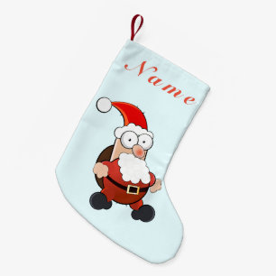 Petite Chaussette De Noël Stockage de Noël Père Noël personnalisé avec nom