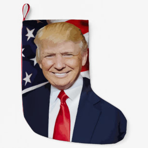 PETITE CHAUSSETTE DE NOËL STOCKAGE DE NOËL TRUMP 2024
