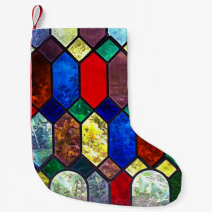 Petite Chaussette De Noël Stockage en verre tendu