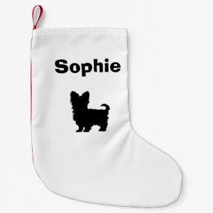 Petite Chaussette De Noël Stockage personnalisé de Yorkshire Terrier